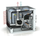 Reznor, condensing warm air heater, space heating