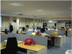 in office