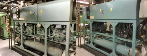 In the current economic environment the pressure is on to save money now by reducing capital spends and to continue to save money later by reducing running costs, particularly energy usage. However, the first requirement often over-rides the second, as reducing running costs often requires huge capital investment to benefit from modern technology. This principle applies to water chillers as much as any other complex equipment, but as many larger buildings will see over half their energy bills assigned to chillers, any percentage saving on power will have a big impact. As a rule of thumb a reasonable-quality medium-size water chiller with a cooling capacity from 200 to 800 kW can often be priced as follows.  100 x nominal cooling (kW) + 25% (in �s)  However, there are many other costs associated with replacing an existing chiller. They include craneage, disturbance of services, installation fees, commissioning, design consultants etc. They can be taken into account by doubling the approximation above and trebling it to  replace a chiller that has been built  in Installing a mid-range 500 kW chiller will therefore cost about �60 000 (500 x 100 +25%= 62 500) plus a further �60 000 to remove an existing chiller � giving a total project cost of about �120 000. For that  �120 000, we will remove a substantial, and mostly intact defunct, and presumably life-expired chiller. Although much of the scrap will be recyclable, the scrap value will be negligible and normally lost in the overall project cost. The new chiller will almost certainly be imported � over 90% are. Even if the new chiller is assembled in the EU, a good proportion of the base assemblies will emanate from beyond the EU, which is disadvantageous to our balance of trade. Finally every last nut, bolt and widget of the new chiller must, by definition, be �new�. Each requires smelting, moulding and casting, and each base resource requires some degree of mining from raw ore. So the environmental and trade hit of a complete new chiller is high. So back to the beginning of this article � Energy efficiency and reliability, along with environmental factors such as phasing out R22 phase out, are key drivers for procuring a decent new chiller. However, considering that some two-thirds of the weight of the chiller being replaced is simply a large metal box and frame, often in reasonable condition and pretty much duplicated by the new chiller, why not look again at the potential economics of refurbishment? The 95%+ proportion of chillers installed use vapour compression as the primary means of cooling means, and their main components are as follows.  1. Chassis/frame 2. Compressor(s) 3. Condenser(s) with fans for heat rejection 4. Evaporator 5. Pipework system 6. Electrical and controls system  The most common problems with old chillers affect compressor(s), heat rejection and the electrical and controls systems. The evaporator may sometimes be a concern. So let us now focus on the main problem areas. Compressors have dramatically improved in terms of both reliability and efficiency. For smaller systems, the scroll compressor is an efficient, and almost throw-away component. For larger displacement systems above 200 kW sub-system capacity, the screw compressor is now firmly established as the most widely applied, reliable and energy- efficient method of vapour compression. Condensers operate in mostly hostile weathered environments; being made of friable mixed metals such as copper and aluminium, they are prone to significant deterioration after several years� service. Chillers from the late 1980s and early 1990s would be expected to last 15 to 20 years. However cost pressure over the past decade or so has seen an alarming increase in the use of �value� equipment, where much emphasis has been placed on using the bare minimum of expensive aluminium and copper. The result is that many chillers bought on price will suffer condenser failure after just a few years� service (with what environmental impact?), but for most air-cooled projects replacing the condensers is a key and almost routine expectation of an upgrade. Electrical and controls systems are an area where age degeneration will be a crucial factor in determining life expectancy. However, modern controls and a new compressor can have a significant impact on residual life and the efficiency of an upgrade project. Modern electronic controls and modern screw compressors can reduce energy consumption substantially; 60% is our highest achievement, although 30% is more typical. All these benefits of refurbishing a chiller cost much less than replacing it with a new chiller, and the extent of refurbishment can be tailored to the requirements of each project. As the table shows, refurbishing a 500 kW chiller is about half the cost of replacing it. The life expectancy of such a refurbishment is at least 10 years, and the energy efficiency is the same as a new chiller. If the work is carried out by ThermOzone as a Re-Chill upgrade, a warranty of two years or longer is offered. In our experience, chiller refurbishment needs to take due account of the site client�s knowledge and requirements. We listen to the woes of the client and his original chillers, and also his specific needs, and tailor a solution that addresses these concerns, and will take due account of any fundamental limitations. Before embarking on such a refurbishment, it is important to properly educate site clients what to expect in terms of project implementation and onward effect. It is also important to inspire confidence into those who have to make the often considerable leap of faith that can be needed to take the decision to upgrade a chiller.  Trevor Dann is operations director with ThermOzone Ltd 